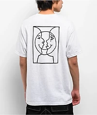 Krooked Moonsmile Raw White T-Shirt