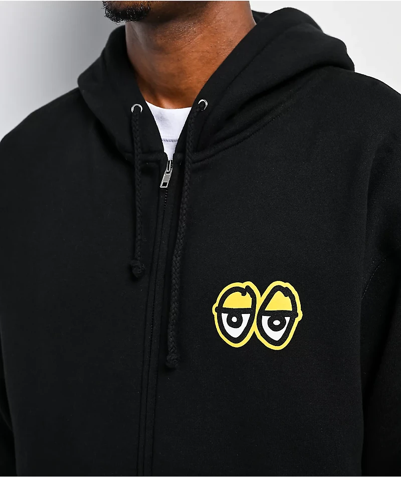 Krooked New Tricks Black Zip Hoodie
