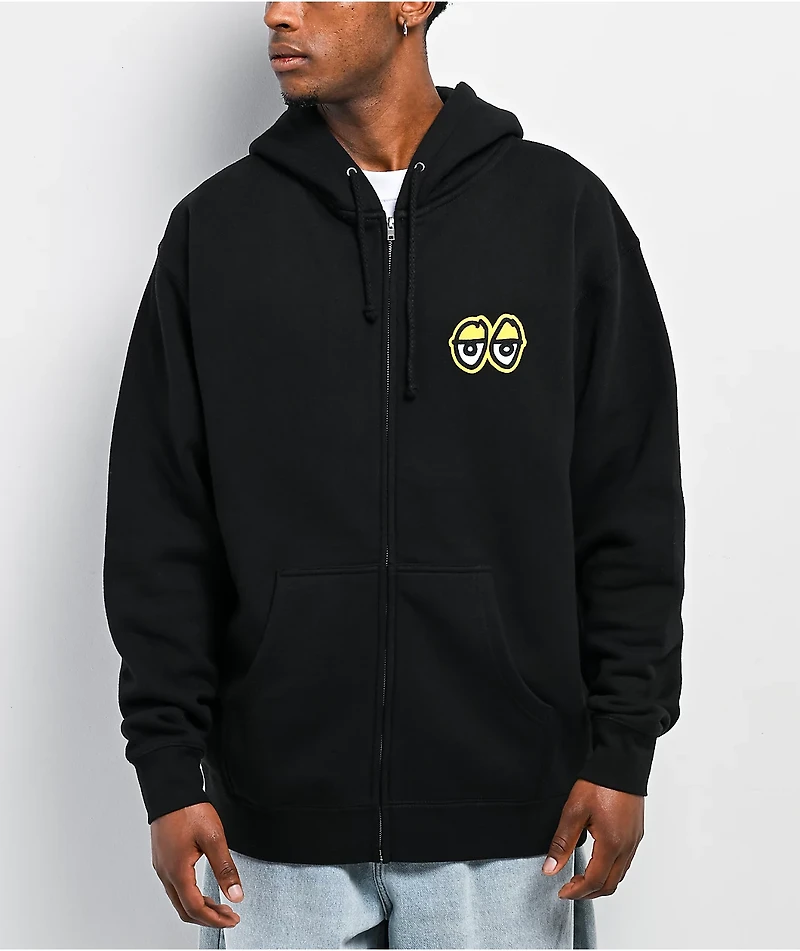Krooked New Tricks Black Zip Hoodie