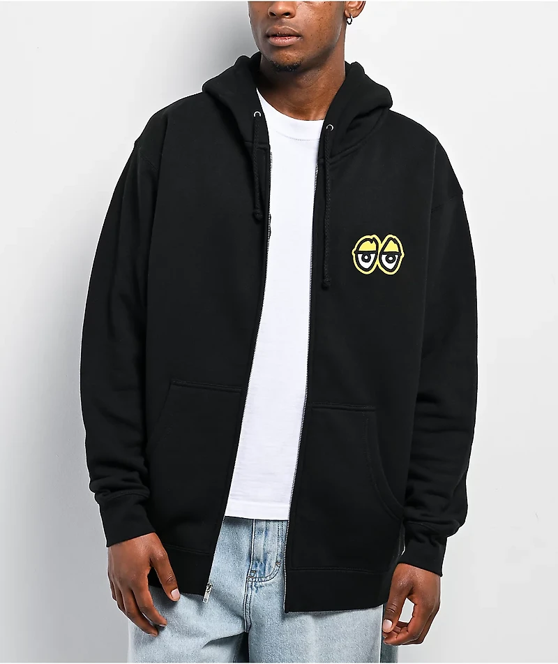 Krooked New Tricks Black Zip Hoodie