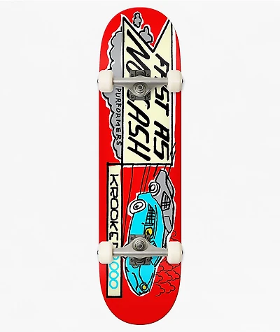 Krooked Racing 8.0" Skateboard Complete
