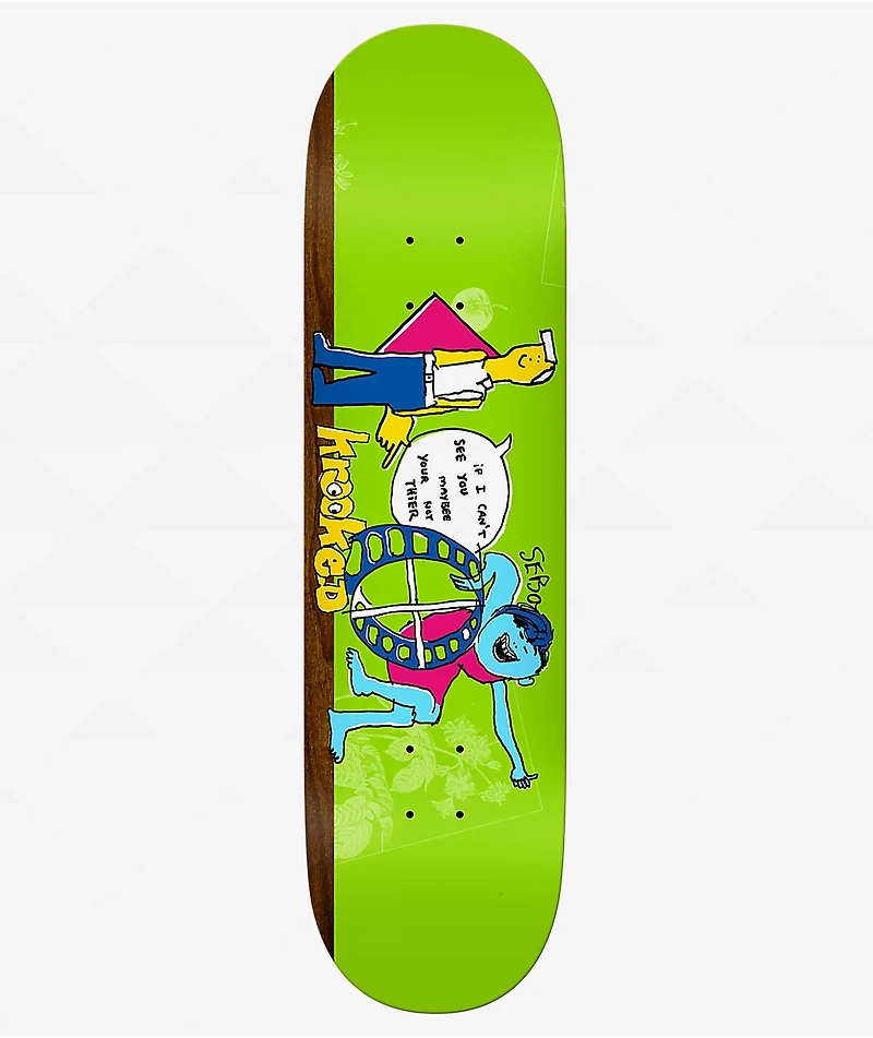 Krooked Sebo Not Their 8.5" Skateboard Deck