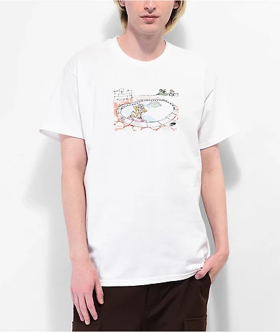 Krooked Skull Ride White T-Shirt