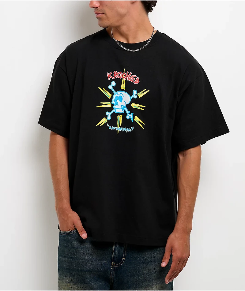 Krooked Style Black T-Shirt