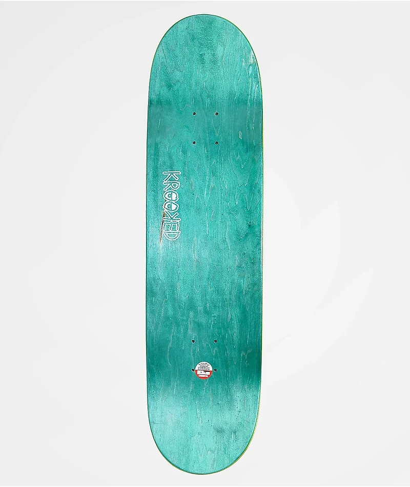 Krooked Team Eye Dye 8.5" Skateboard Deck