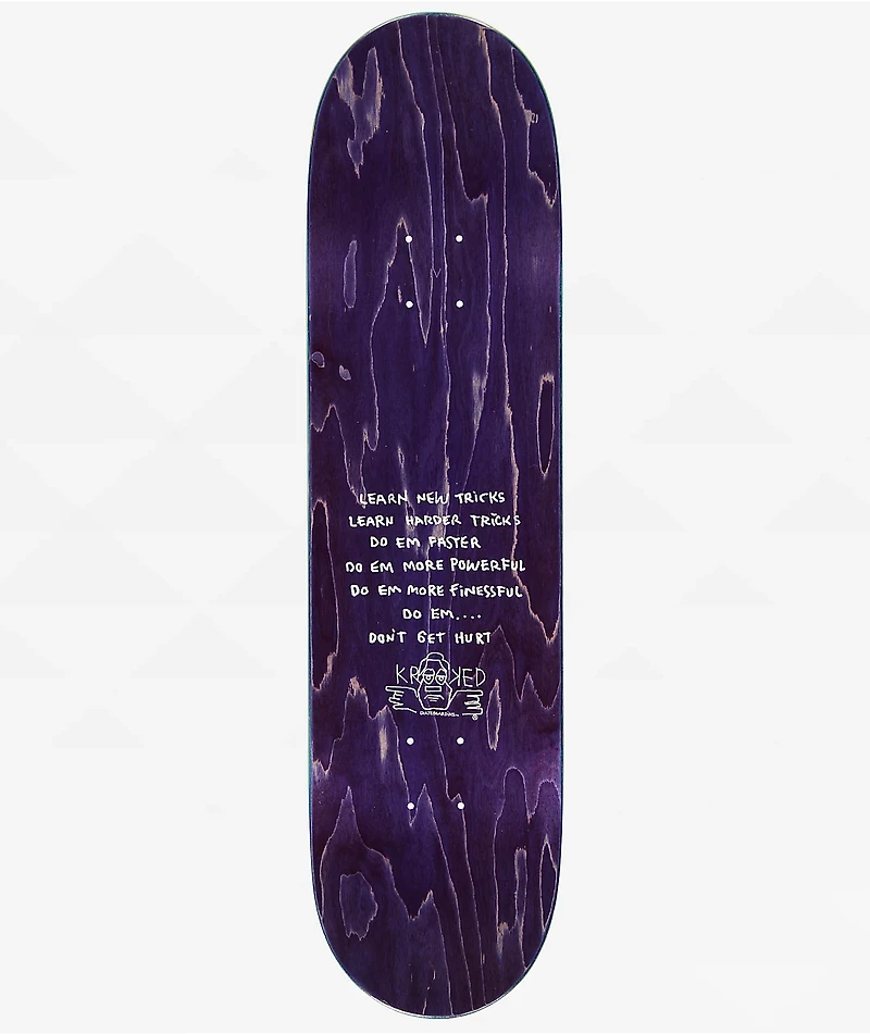 Krooked Una Lightning Clover 8.28" Skateboard Deck