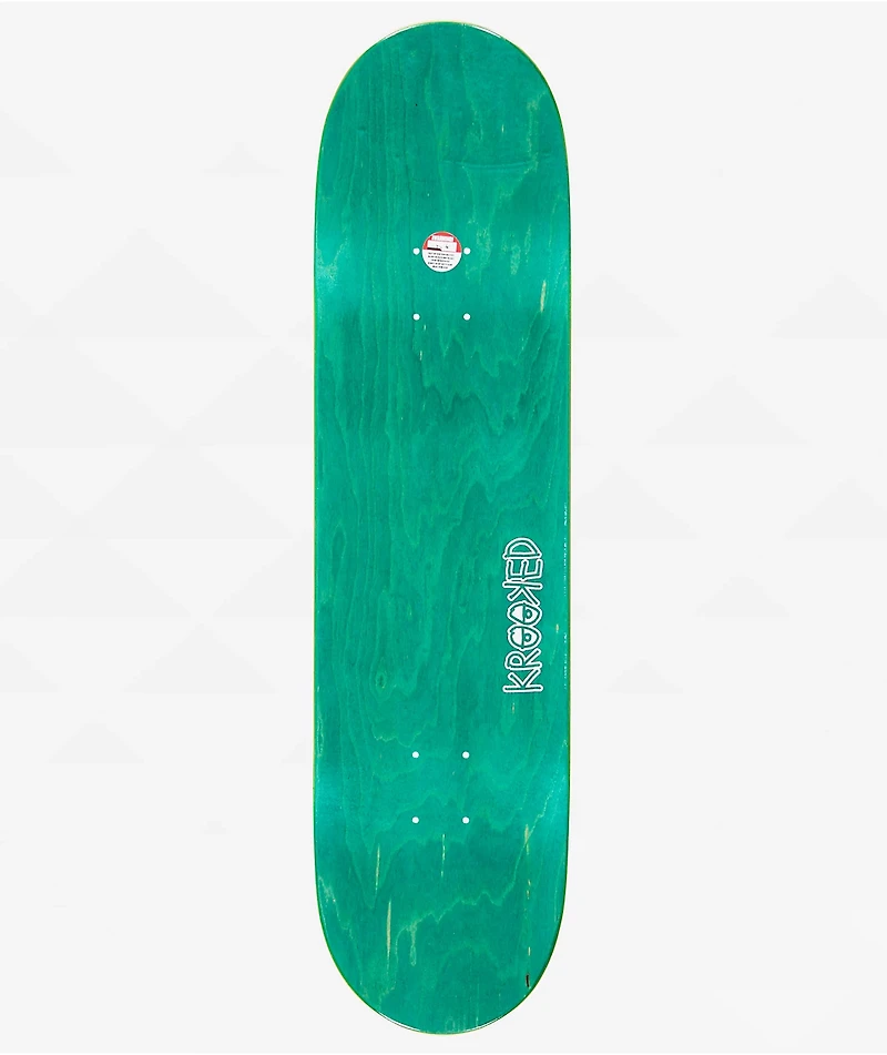Krooked Una Teeth 8.28" Skateboard Deck
