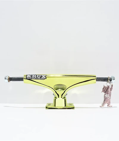 Krux K5 Hollow Green Krome 8.0" Skateboard Truck