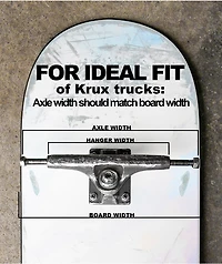 Krux Standard Polished Silver 8.5" Skateboard Truck