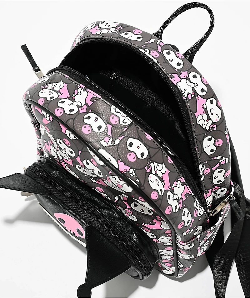 Kuromi Crush Black Mini Backpack