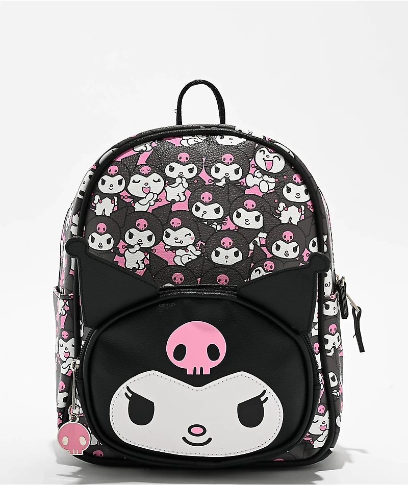 Kuromi Crush Black Mini Backpack
