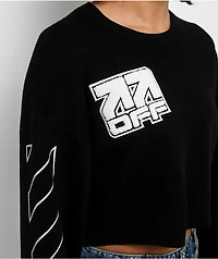 L/AB c/o Off-White™ Black Crop Sweater
