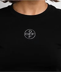 L/AB c/o Off-White™ Black Crop T-Shirt