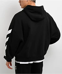 L/AB c/o Off-White™ Core Diagonal Black Zip Hoodie
