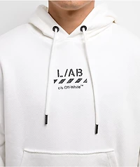 L/AB c/o Off-White™ Diagonal White Hoodie