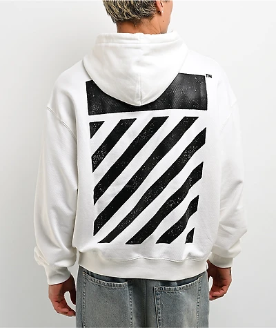 L/AB c/o Off-White™ Diagonal White Hoodie