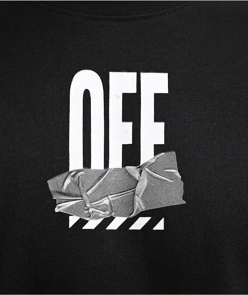 L/AB c/o Off-White™ Duct Tape Black Long Sleeve T-Shirt