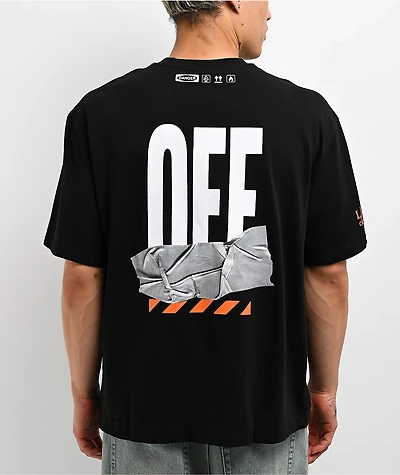 L/AB c/o Off-White™ Duct Tape Black T-Shirt