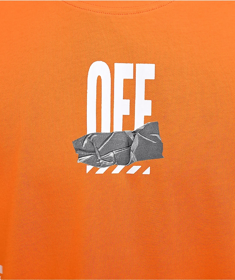 L/AB c/o Off-White™ Duct Tape Orange T-Shirt