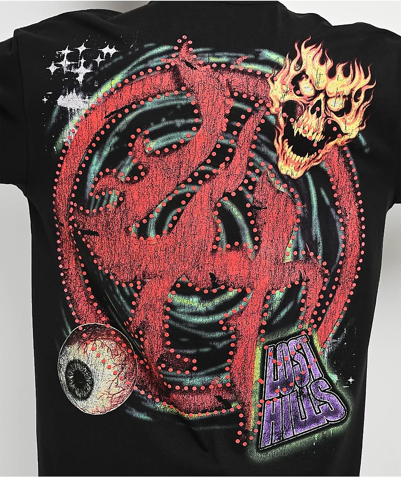 LOSTHILLS Eyes Black T-Shirt