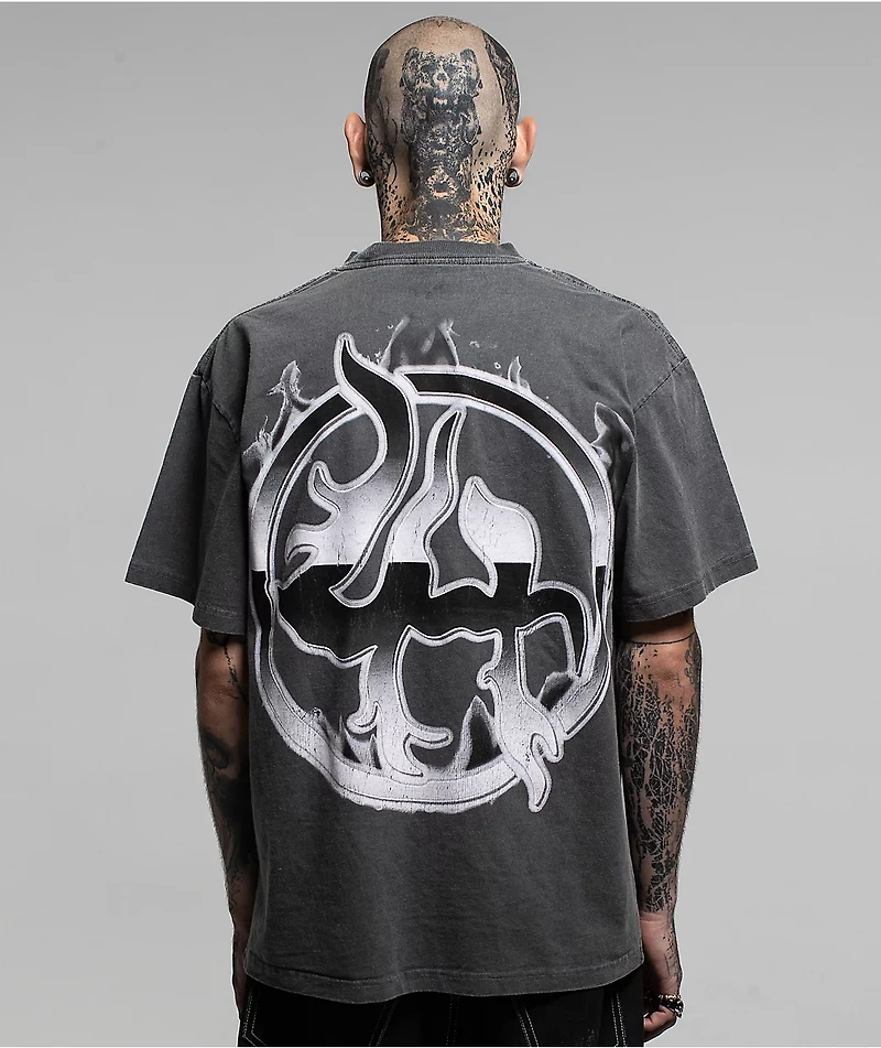 LOSTHILLS Star Black Wash T-Shirt