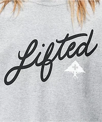 LRG Angled Script Grey T-Shirt