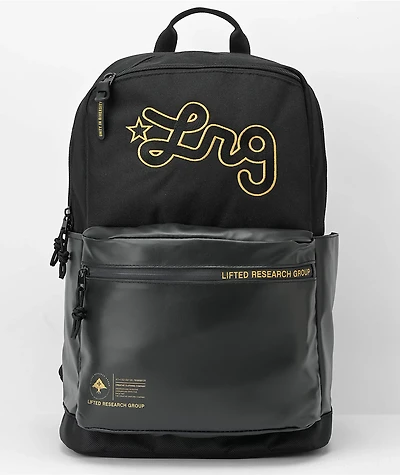 LRG Framework Black & Gold Backpack