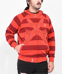LRG Friday The 47th Red Zip Hoodie