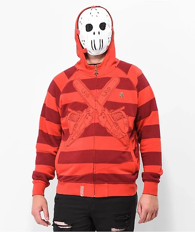 LRG Friday The 47th Red Zip Hoodie