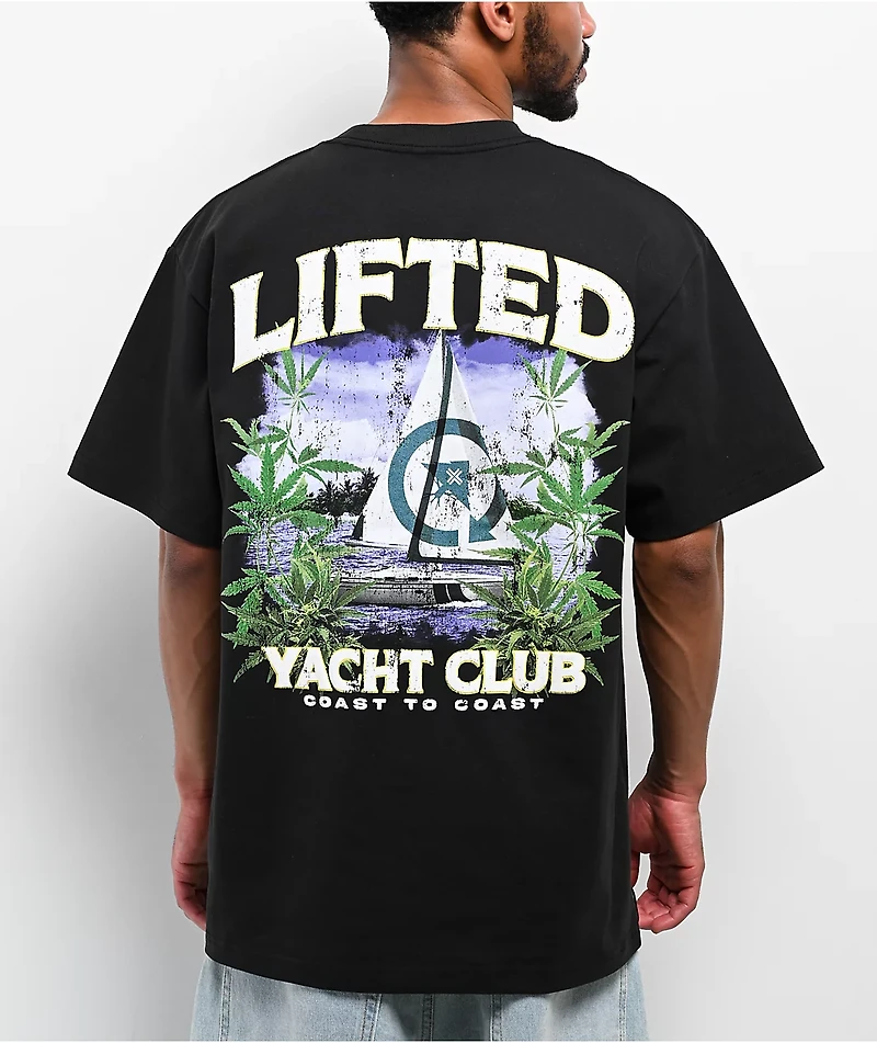 LRG Lifted Yacht Club Black T-Shirt