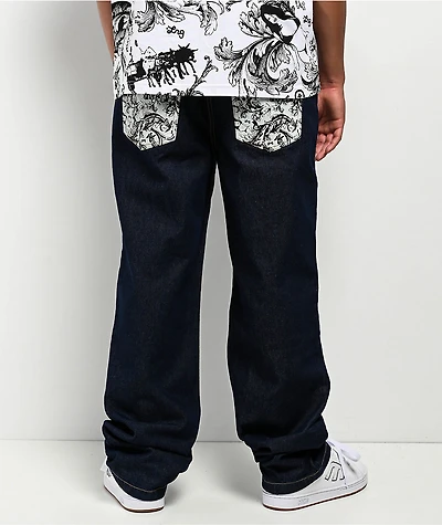 LRG Maiden Raw Indigo Loose Fit Jeans