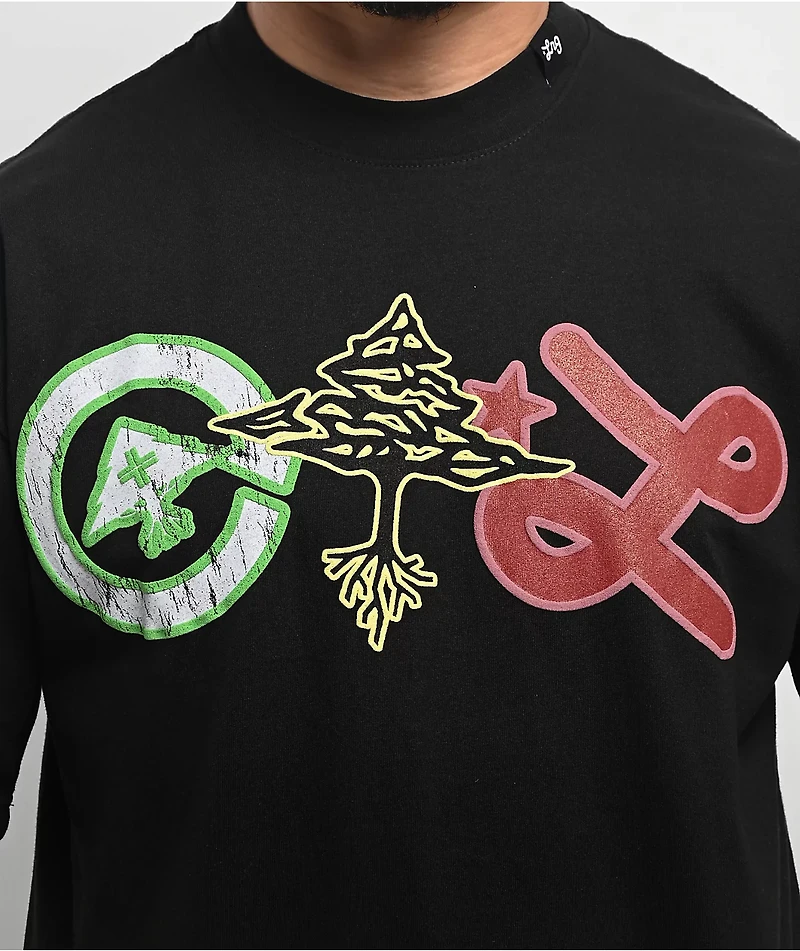 LRG Rasta Black T-Shirt