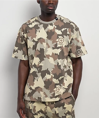 LRG Think Outside Tan Camo T-Shirt