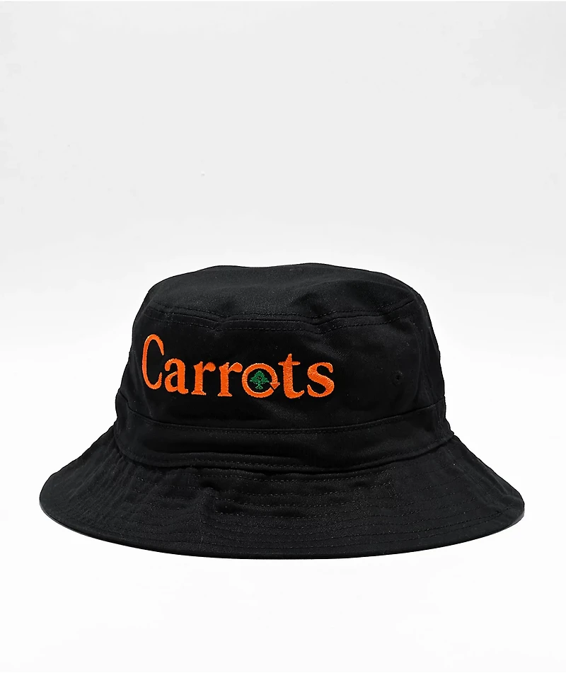 LRG x Carrots Cycle Woodmark Black Bucket Hat