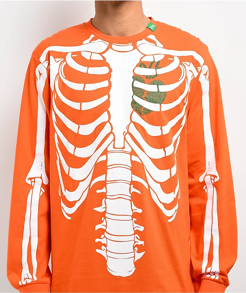 LRG x Carrots Serious Orange Long Sleeve T-Shirt