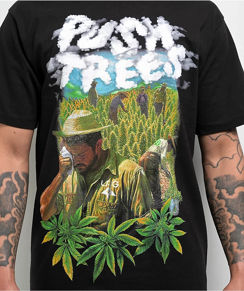 LRG x Push Trees Farm Black T-Shirt