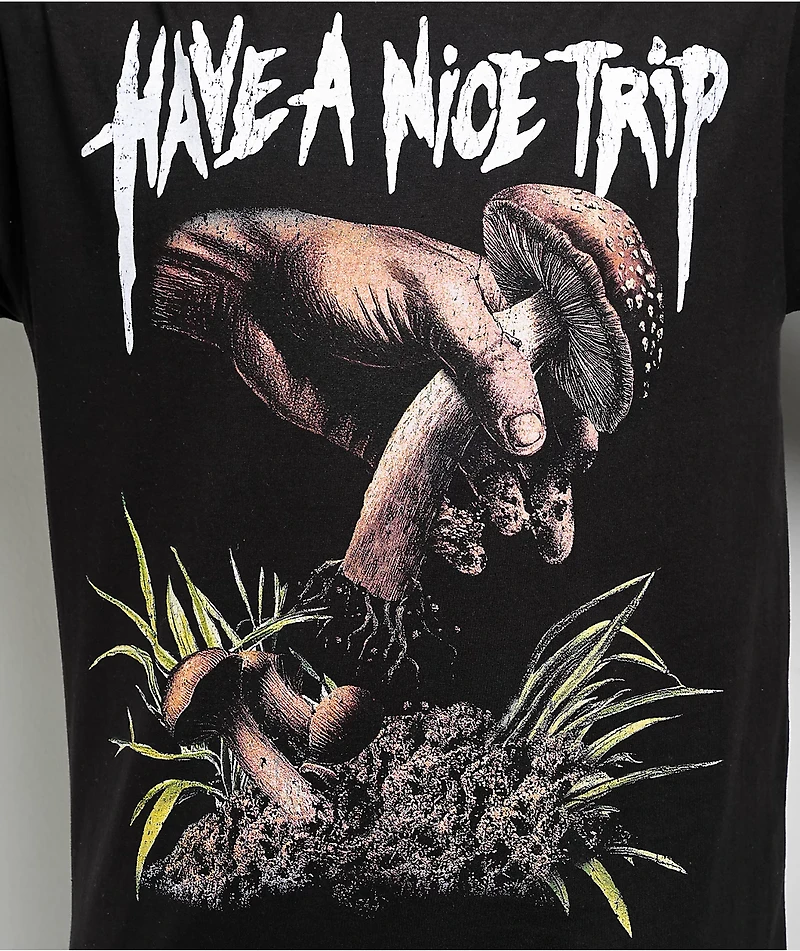 LRG x Push Trees Nice Trip Black T-Shirt