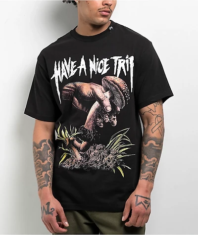LRG x Push Trees Nice Trip Black T-Shirt