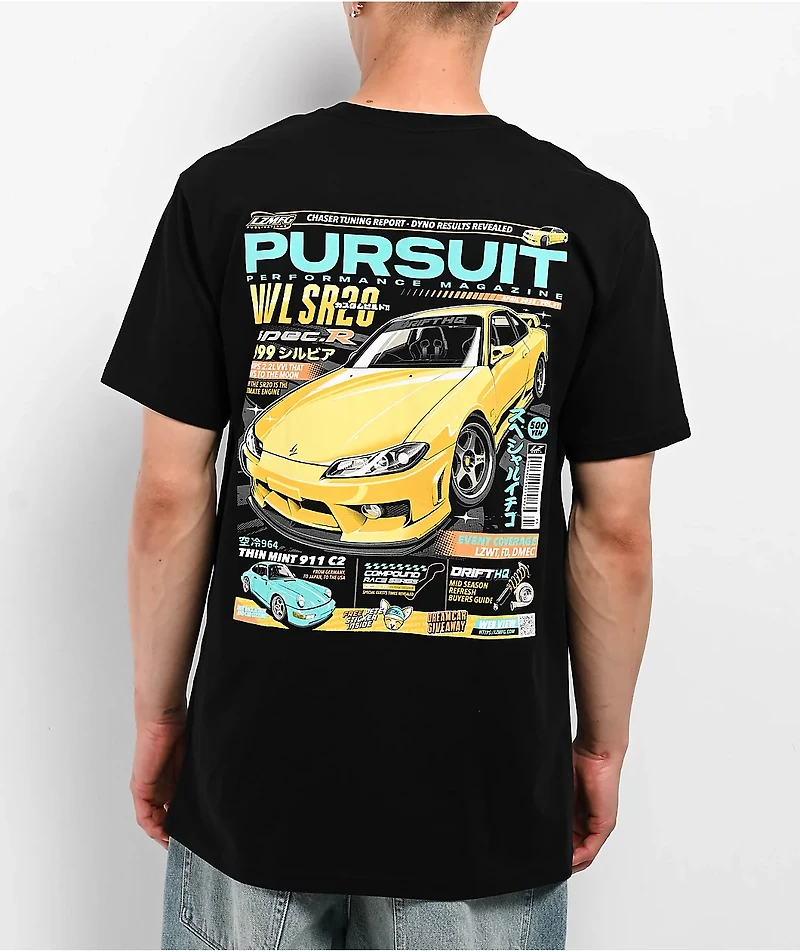 LZMFG Pursuit Mag Black T-Shirt