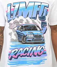 LZMFG Racing White T-Shirt