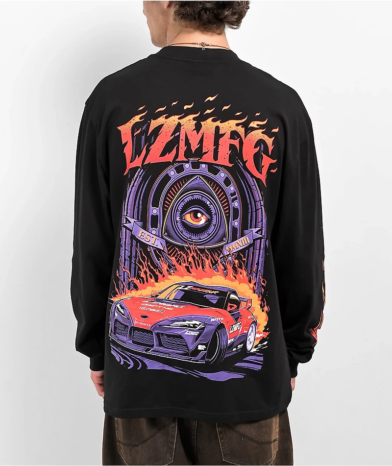 LZMFG Sacred Black Long Sleeve T-Shirt