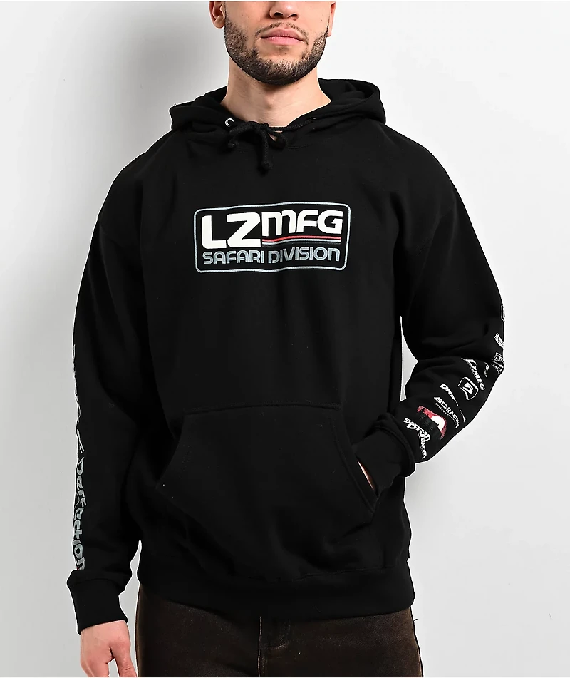 LZMFG Safari Division Black Hoodie
