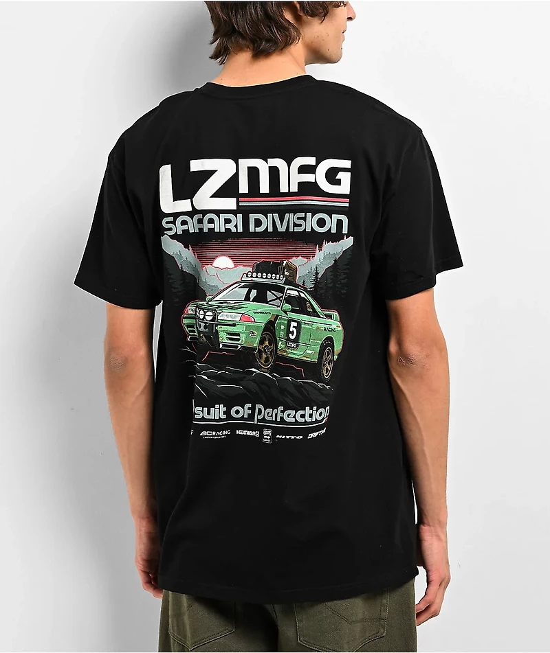 LZMFG Safari Division GTR Black T-Shirt