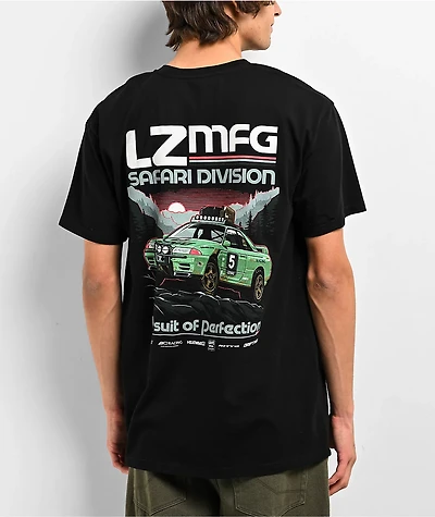 LZMFG Safari Division GTR Black T-Shirt