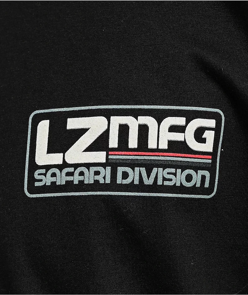 LZMFG Safari Division GTR Black T-Shirt