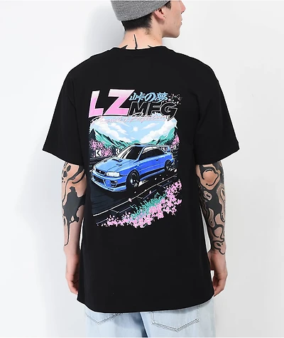LZMFG Touge Dreams Black T-Shirt
