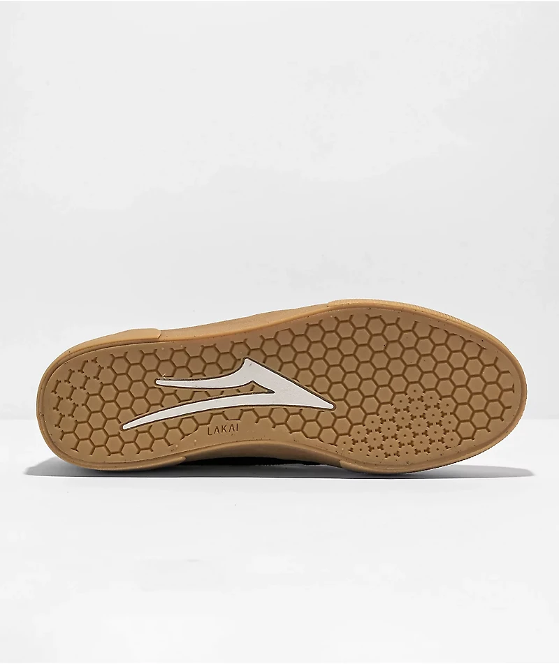 Lakai Cambridge Black, White & Gum Skate Shoes
