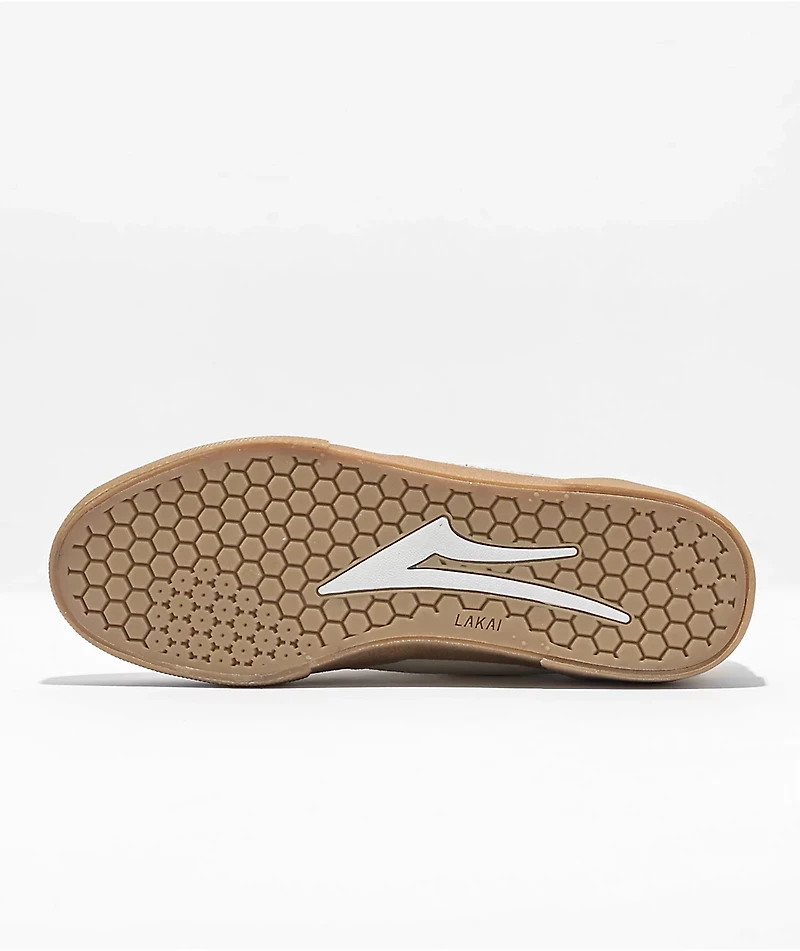 Lakai Cambridge Tan & Gum Suede Skate Shoes