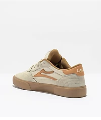 Lakai Cambridge Tan & Gum Suede Skate Shoes