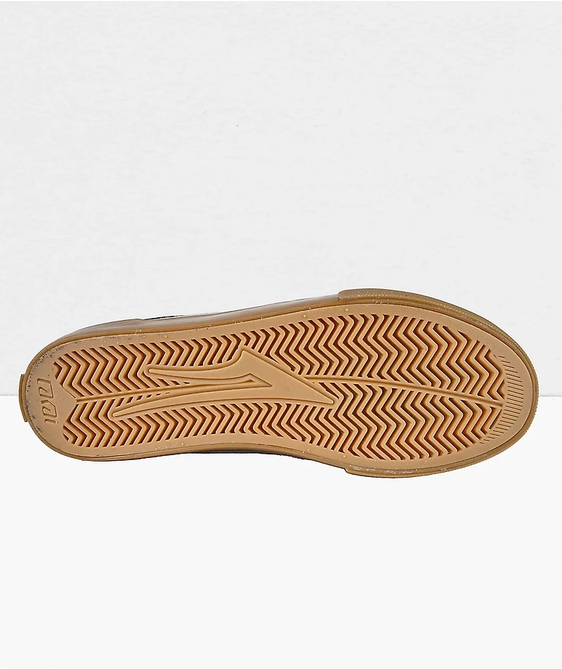 Lakai Griffin Fog Suede & Gum Skate Shoes